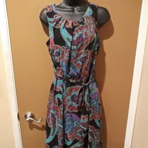 22. B2 Multi Color Long Dress Size Medium